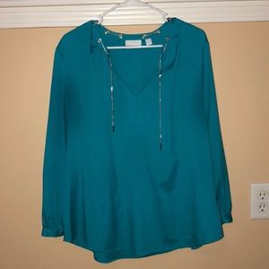 Turquoise blouse